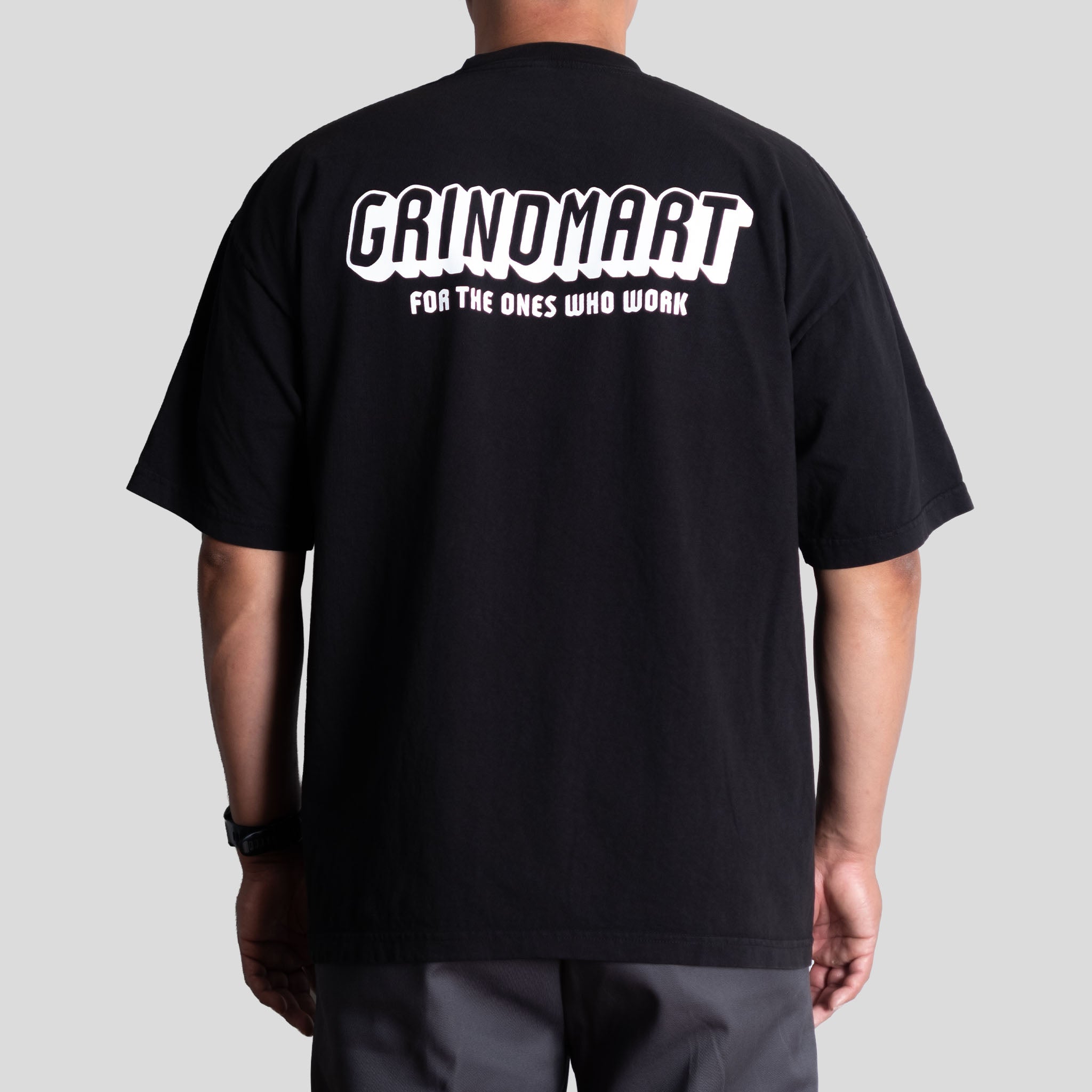 GRINDMART 6.5 oz Heavyweight Garment-Dyed T Shirt